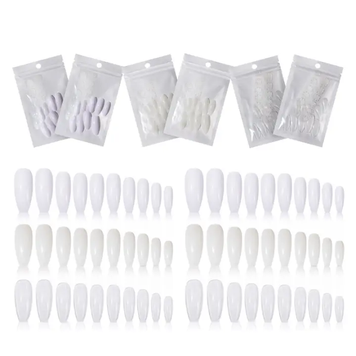 NAILWIND-Juego de manicura para extensión de uñas, herramienta de Arte de uñas postizas a presión, pegamento para uñas de cubierta semicompleta, puntas acrílicas - 1