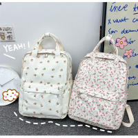 Mochila escolar fresca para mujer, literaria y artística, versátil, con flores informales, para niña y estudiante, novedad de 2024 - details 37