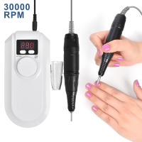 Máquina de pulido de uñas eléctrica KADS 30000RPM portátil recargable herramientas de salón de belleza para uñas de gel de acrílico DIY - details 0