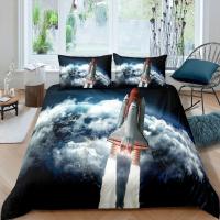 Funda de Avión de Combate Nórdico Tamaño King/Queen Juego de Cama Volador para Niños, Adolescentes y Niños Funda de Edredón Moderna y Fresca - details 12