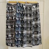 Pantalones acampanados de elefante grandes transfronterizos del sudeste asiático, pantalones holgados de pierna recta de estilo fino de verano para mujer, pantalones de playa - details 0
