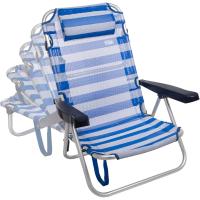 Pack de 2 sillas Plegables multiposición para Playa, jardín, terraza o Camping, 5 Posiciones Diferentes, Medidas 48x46x84 cm, Altura 21 cm, Reforzadas, Incluye asa de Transporte (85479) - details 24