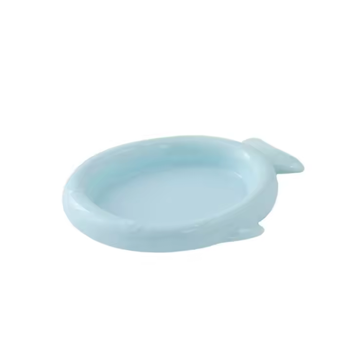 Dispensador de alimentos, cuenco de cerámica para gatos, cuenco de alimentación creativo y bonito para perros, recipiente de agua antideslizante multiusos para beber mascotas - 1