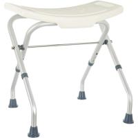 Silla de ducha o baño plegable con altura regulable y soporte adicional para personas mayores - details 0