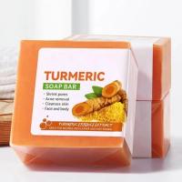 Jabón de Turmeric Hecho a Mano Limpieza Corporal Ligera, Iluminación para Underarmas, Cuidado de Piel Suave Conjunto de Jabón para Belleza - details 9