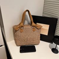 Bolso de Playa de Paja Tejida Ligero y Duradero Gran Capacidad para Vacaciones, Picnics, Uso Diario - details 2