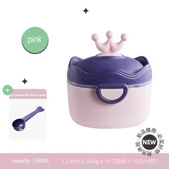 Caja de Polvo de Leche para Bebé Caja de Arroz con Fideos Tanque de Almacenamiento Sellado y a Prueba de Humedad Fácil de Llevar - 1