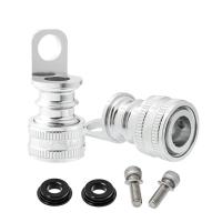 Adaptador de Pedal de liberación rápida de aleación de aluminio, Base de montaje de marco de bicicleta ultraligera antioxidante, hebilla QR anticorrosión - details 5