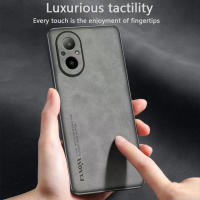Teléfono de cuero retro para OPPO Realme C67 4G, funda protectora a prueba de golpes para prevención de caídas - details 1