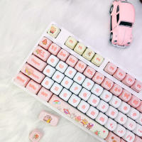 Bob Esponja SquarePants keycaps MOA altura PBT material sublimación caliente keycaps linda personalidad personalizada pequeño conjunto completo de keycaps (teclado no incluido) - details 4