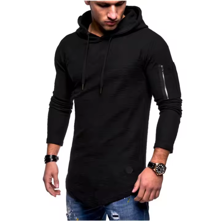 Sudadera con capucha para hombre, suéter informal, sudadera de moda de otoño, suéter, - 1