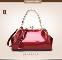 Bolso de mujer 2025 nueva moda de charol rojo brillante bolso de boda nupcial bolso de mensajero de hombro para mujer - details 19