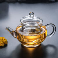 Tetera de vidrio grueso de 250ml/600ml/1000ml, elegante, ligera, para hacer té perfumado, té verde - details 6