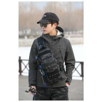 Mochila táctica de camuflaje para hombre y mujer, bolsa de cintura de pecho impermeable para deportes de pesca al aire libre, senderismo, Camping, viajes, bolsas cruzadas - details 20