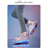 Zapatos De Patinaje Para Niños Y Niñas Con Rodillos Lanterneros Transpirables Tallas Ajustables Para Interior Y Exterior - details 13
