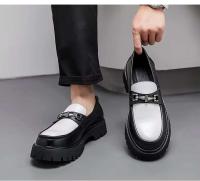 Zapatos de cuero de alta calidad para hombres, fáciles de usar para jóvenes, zapatos de vestir de gran tamaño y nuevo diseño de zapatos Oxford - details 10