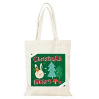 Bolso de compras para hombre de dibujos animados, bolso de mano de lona, ​​regalo de Año Nuevo, Feliz Navidad, bolso de compras, bolsos para mujer, bolso ecológico - details 9