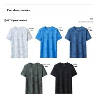 Top de hielo de manga corta para hombre, ropa de verano, transpirable, con protección solar UPF50 + - details 14