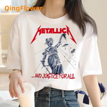 Camisetas de metallica para mujer sale