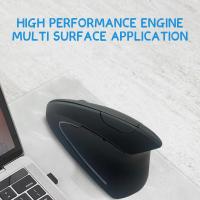 Ratón vertical de modo dual, Bluetooth 5.0 inalámbrico, capacidad de carga de 2,4 g, diseño de ratón recto - details 3