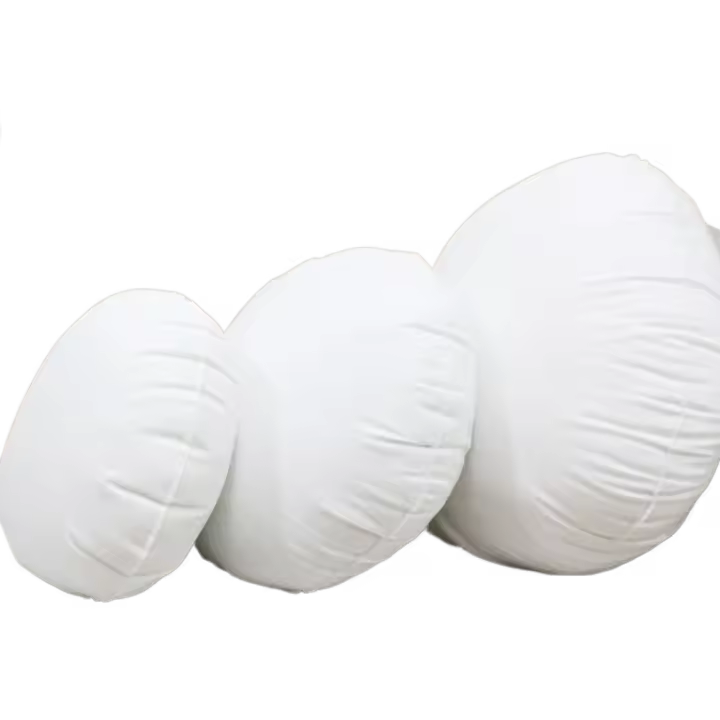 Núcleo de almohada redondo de algodón de varios tamaños, cojín redondo suave, núcleo de relleno blanco, cojín de núcleo Interior/almohada - 1