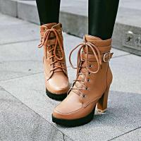 Delivery Sign Otoño/Invierno Botas de tacón alto con hebilla de cinturón para mujer - details 7