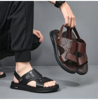 Nuevas Sandalias de Hombre 2025 Zapatos de Playa de Verano Estilo Doble Propósito para Conducir y Usar al Aire Libre Antideslizantes para Papá - details 8