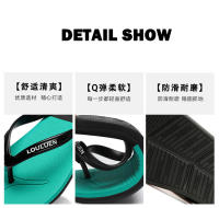 Chanclas de verano, sandalias antideslizantes para hombre, zapatos casuales de playa, zapatillas para hombre, zapatillas frescas para usar. - details 6
