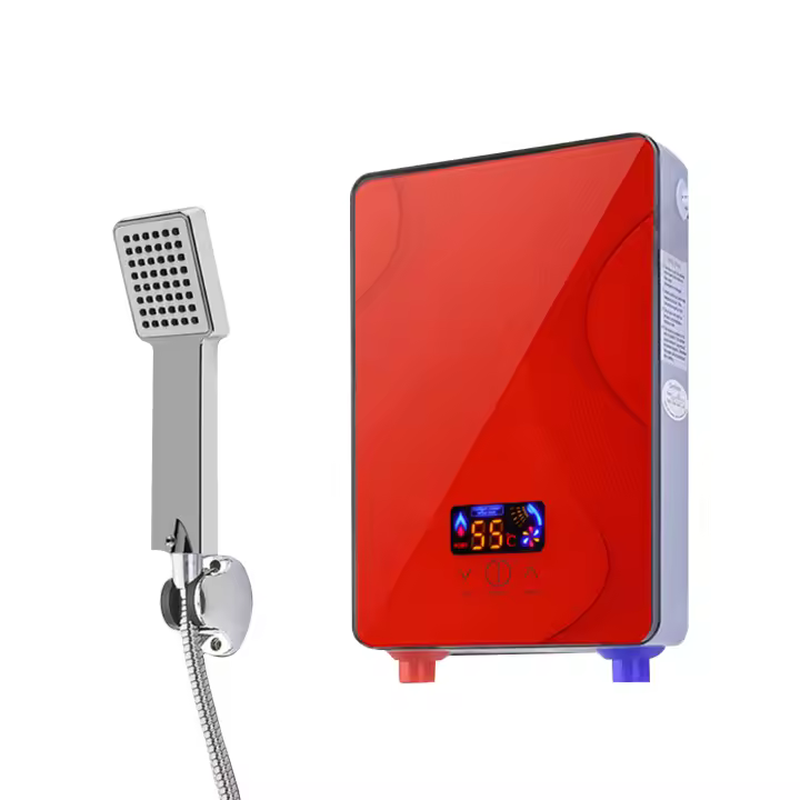 Calentador de Agua Sin Tanque Eléctrico 6500W Pantalla Digital Corte Automático de Seguridad - 1