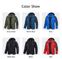 MAGCOMSEN Winter Men's Thicken Fleece Parkas Warm Waterproof Ski Snow Coat Windproof Multi-Pockets Jacket - details 6