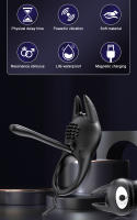 Anillo vibrador para el pene para hombres, estimulador del glande y el punto G, retraso de la eyaculación, juguete sexual para parejas - details 1