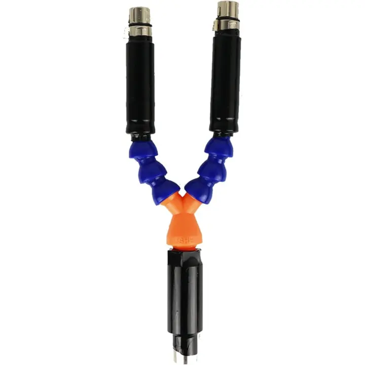 Accesorio de la máquina sexual para la extensión de la longitud del consolador 3XLR Vibrador flexible con soporte Dildos para el dispositivo de la máquina sexual de empuje (pole) - 1