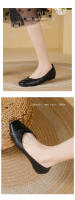 Cabeza cuadrada zapatos de trabajo suelas suaves de las mujeres ocupación comodidad trabajo entrevista asistente de vuelo ocupación zapatos individuales mujeres embarazadas gorro plano ladyshoes - details 4