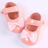 Zapatos planos transpirables con lazo elegante para bebé y niña pequeña, primer par de zapatos delanteros, moda Mary Jane - details 15