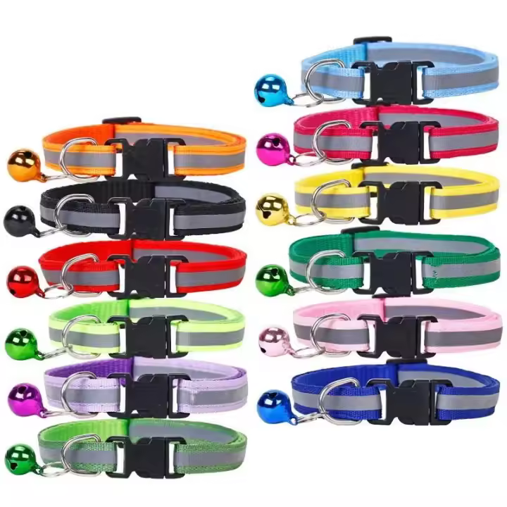 Localizador de campana ajustable y bonito, suministros para mascotas, collar con reloj para gatos y perros, accesorios para el hogar, unidad de dibujos animados - 1