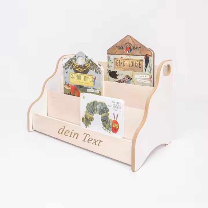 Estantería Infantil para Libros Gabinete de Biblioteca para Niños Organización de Muebles y Libros - 1