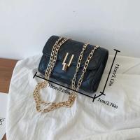 Elegante bolso de hombro de mujer acolchado en PU. Mini bolso cruzado con cremallera magnética. Ideal para desplazamientos diarios - details 0
