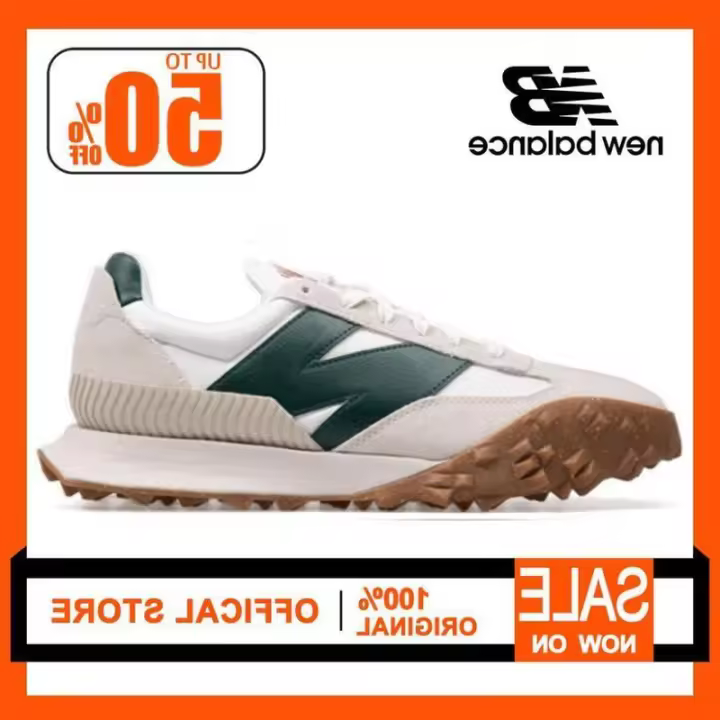 LETEN 【100% original】 UXC72 Gris Verde Zapatillas bajas unisex Zapatillas para correr Pegatinas de pared - 1