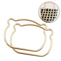 Asa creativa de Metal para bolso, asas de mano de repuesto para manualidades, accesorios de decoración duraderos, 2 piezas - details 2