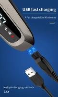Afeitadora Eléctrica Recargable USB con Triple Cuchilla Impermeable, Sin Cable, Dock de Carga - details 3