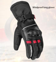 Guantes reflectantes para motocicleta, manoplas cálidas, impermeables, resistentes al viento, táctiles, para Invierno - details 7