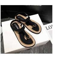 Sandalias Planas para Mujer 2025 Chanclas de Playa con Hebilla Metálica y Bordado - details 29