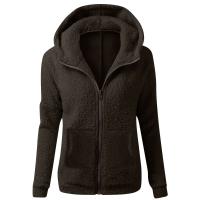 Sudadera con Capucha de Peluche para Mujer Ouwu Moda de Color Sólido, Ajuste Suelto, Estilo Tendencia 2024 - details 6