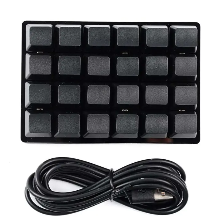 Teclado programable de atajo del dispositivo Sayo para juegos, teclas negras 24 Nical 9 16, teclado personalizado - 1