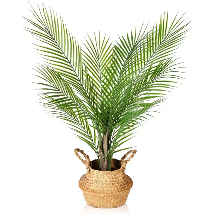 Plantas Artificiales Decorativas Grandes 80cm Palmera Artificial Arbol Artificial para Interior y Exterior Hogar Casa Jardín Oficina Decorativas(1Pack) - 1