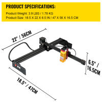 Grabador láser portátil SucceBuy: área de grabado grande. Preciso, versátil y fácil de usar para sus proyectos de grabado - details 1