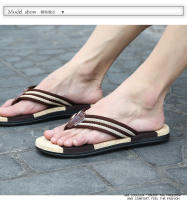 Zapatillas de Playa para Hombres Tamaño Grande Antideslizantes Frescas de Goma Moda de Verano - details 4