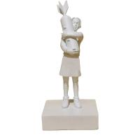 Estatua de Bomb Peace Girl de Banksy Escultura de Arte de Calle Figuras Modernas de Resina Decoración Creativa para el Hogar Regalos de Noveldad Empaque Simple - details 5