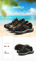 Sandalias de marca de verano para hombre, zapatillas de cuero genuino para hombre, sandalias de gladiador para playa para hombre, zapatos suaves y cómodos para caminar al aire libre - details 3