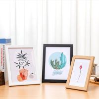 Marco de fotos colgante de pared, soporte conmemorativo de madera útil, decoración de fotos de 8 pulgadas, 6 pulgadas y 10 pulgadas - details 0